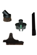 Ensemble 3 petits accessoires aspiration et clip canne